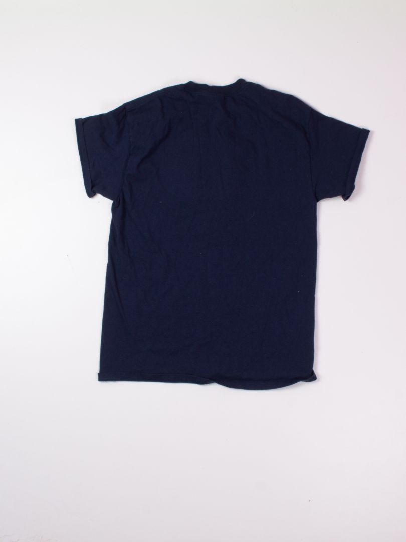 Navy Gildan Vintage Embroidered Tee, M