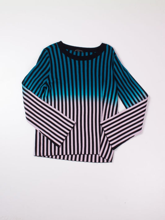 Blue/Purple INC Striped Tee, M