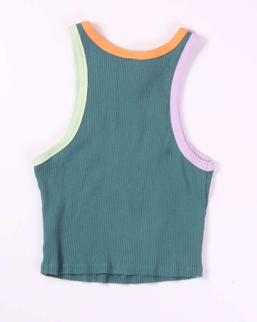 Green WIld Fable Cropped Tank, XS