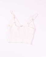 White Roxy Cropped Cami, XS