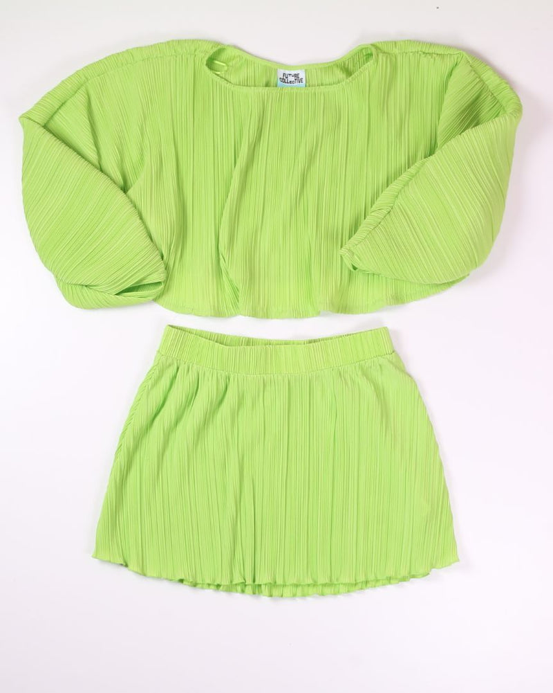 Green Future Collective Long Sleeve + Skirt Set, S