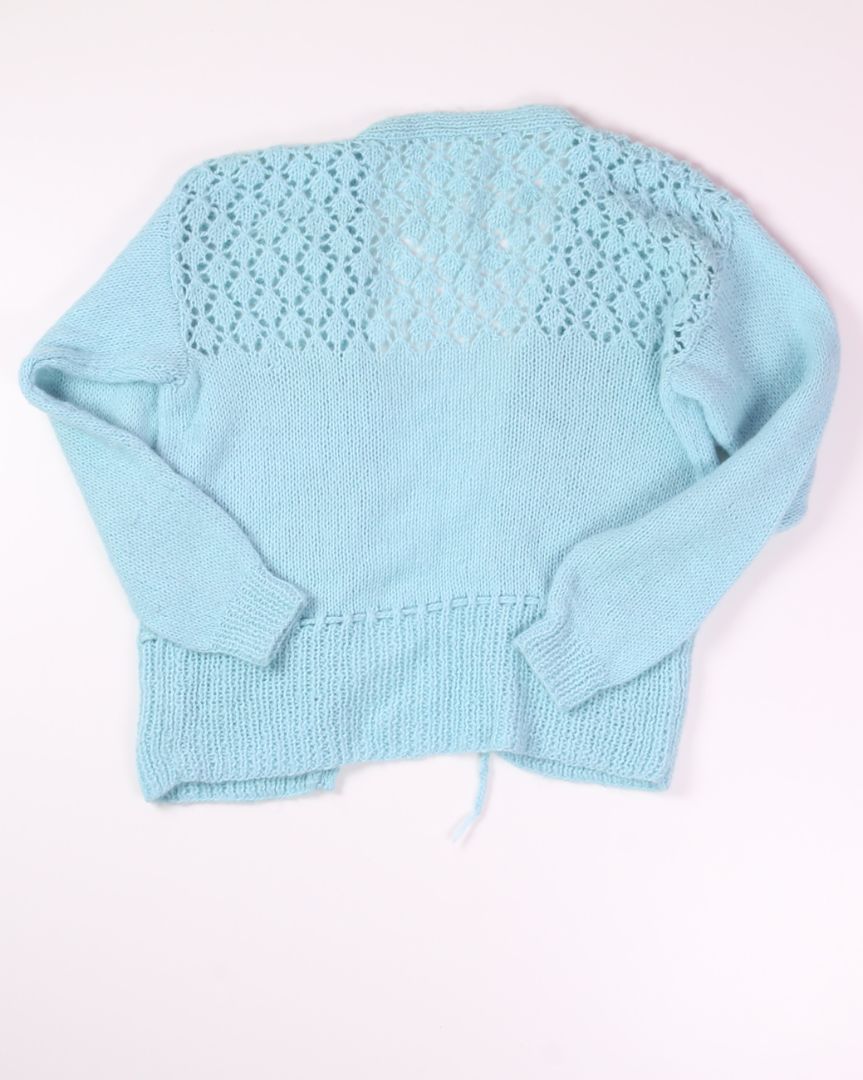 Blue Tied Sweater, M