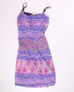 Purple Jonathan Martin Y2K Midi Dress, L