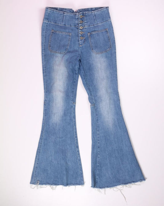 Wish List Y2K Flare Jeans, L