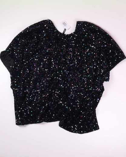 Black Multi Torrid Rhinestone Shawl, 2X