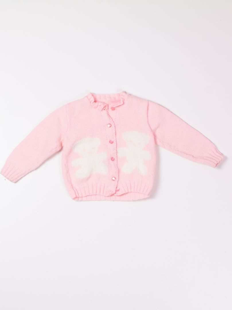 Pink  Vintage Kids Sweater, 18M