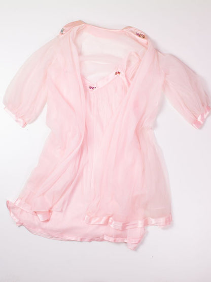 Pink Slip + Robe Set, M