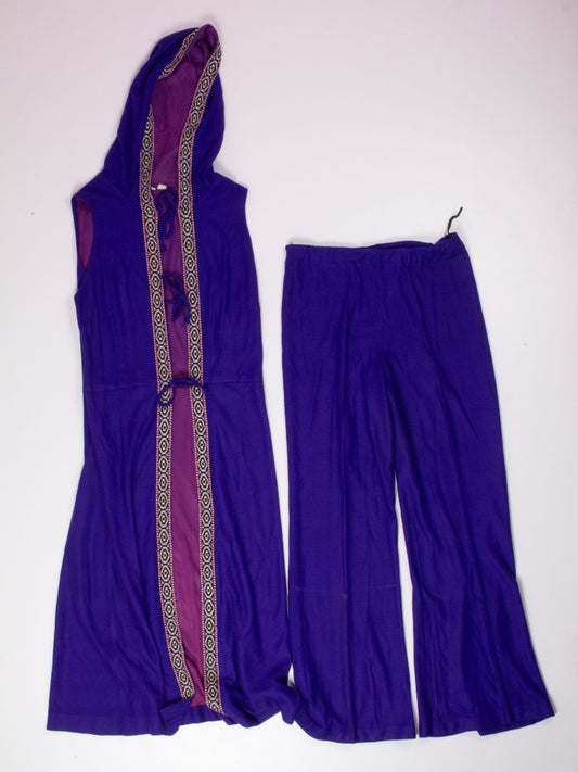 Purple Cape + Pant Set, 11