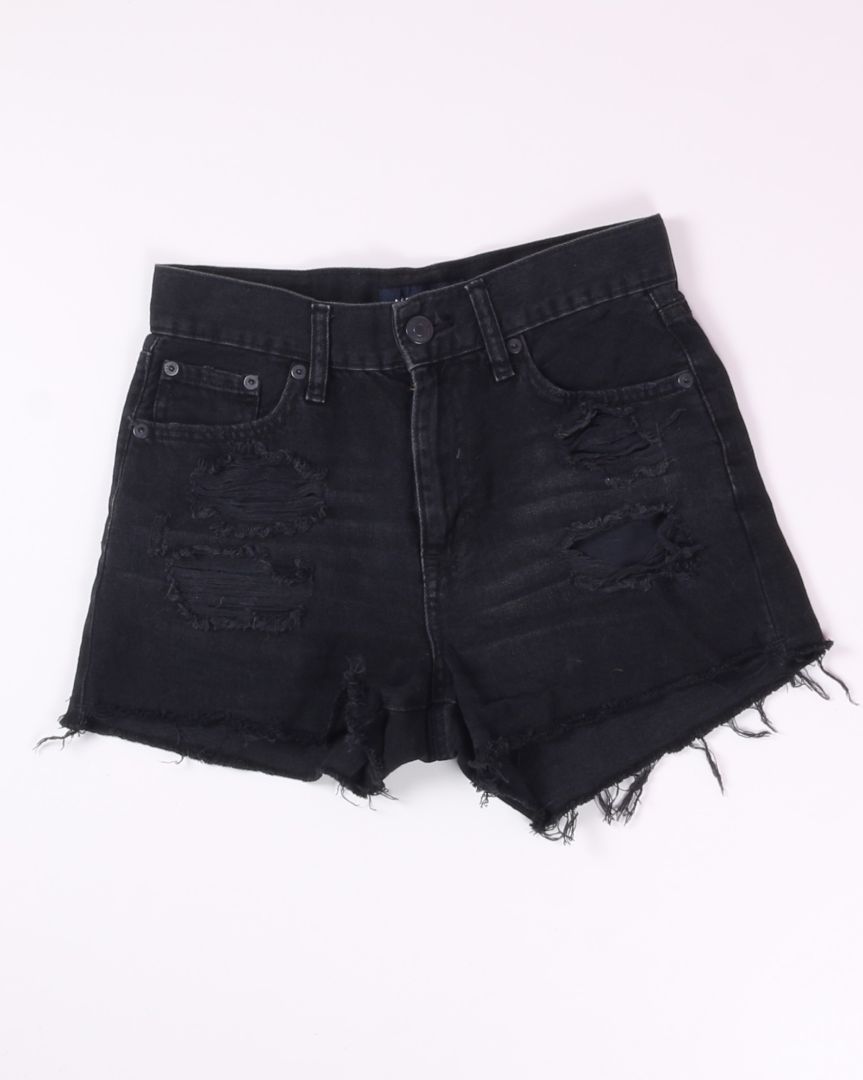 Black Aeropostale Denim Cutoffs, 0