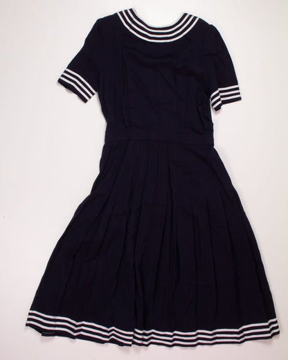 Navy Plaza South Dress, 10