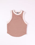 Tan Wild Fable Cropped Tank, M