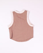 Tan Wild Fable Cropped Tank, M