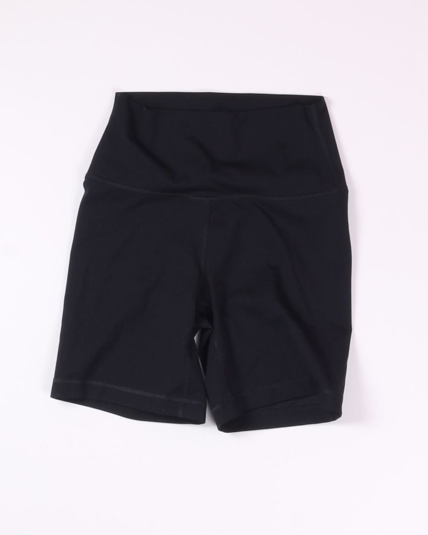 Black Yogalicios Bike Shorts, M