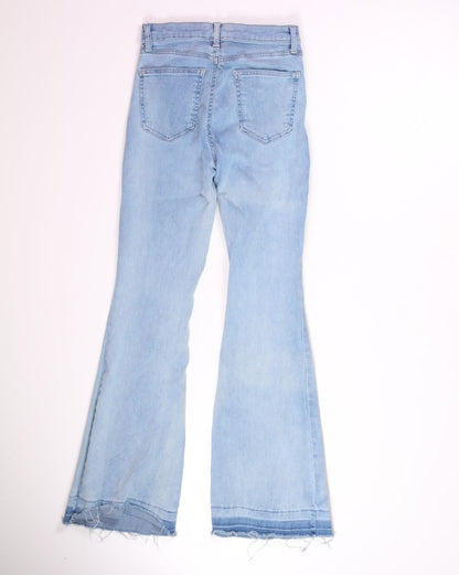 Denim Celebrity Pink Flare Leg Jeans, 3