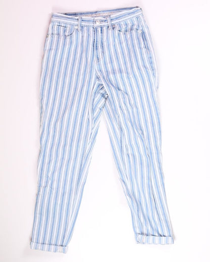 Blue/White American Eagle Denim Pants, 0