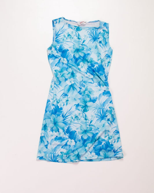 Blue Pulse Shift Dress, S