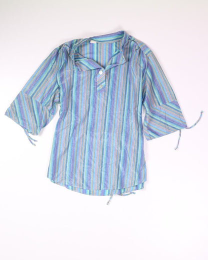 Blue/Purple  Vintage Sheer Top, 40