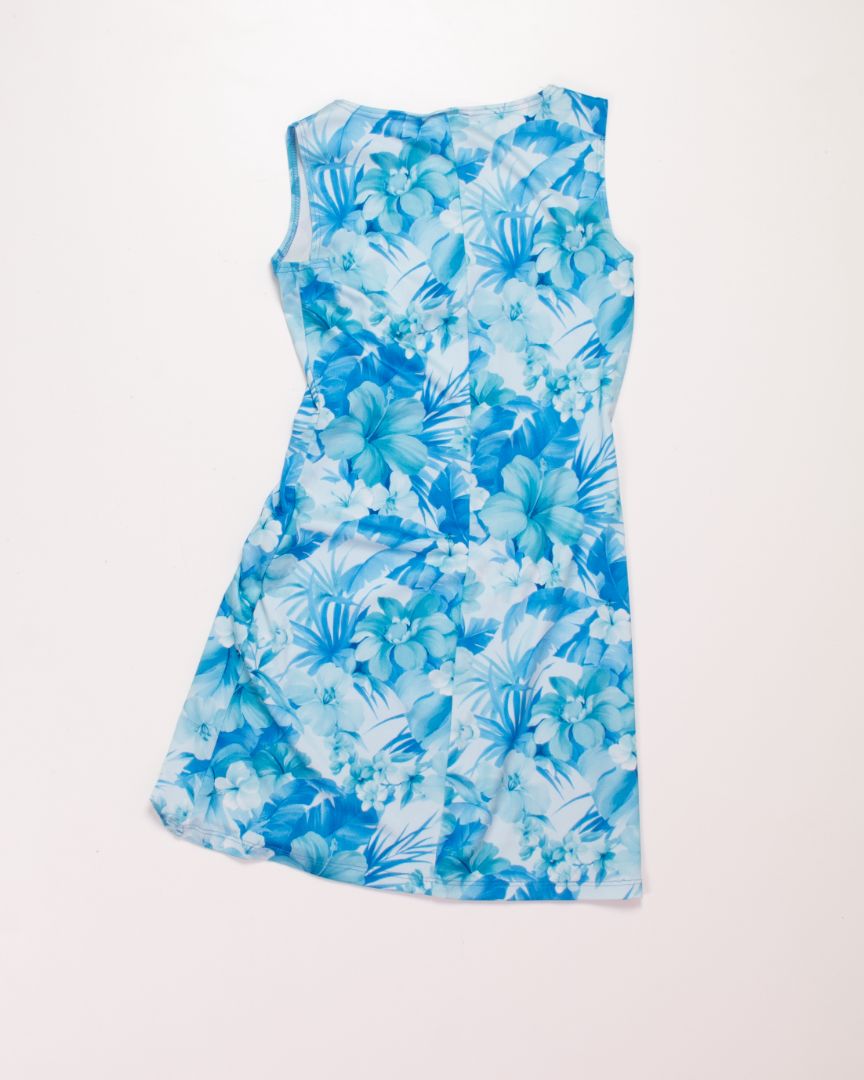 Blue Pulse Shift Dress, S