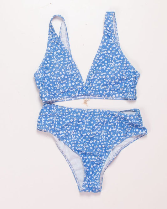 Blue Shein Bikini Swim Set, S