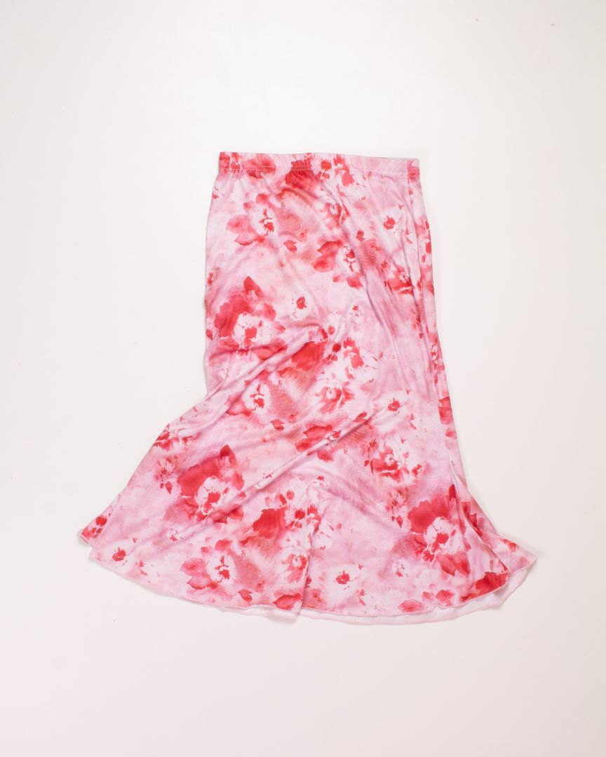 Pink Shein Midi Skirt, XS