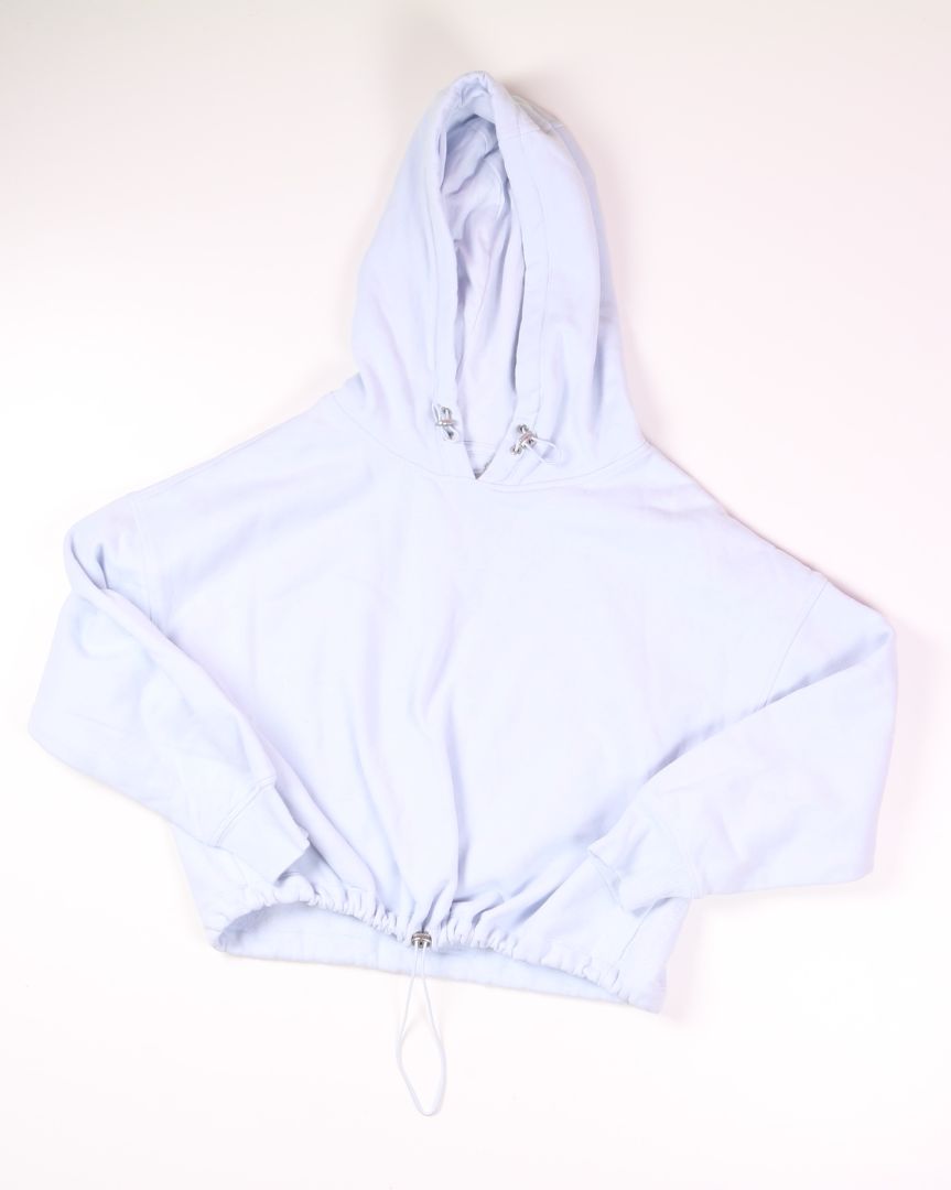 Blue Calvin Klein Cropped Hoodie, L