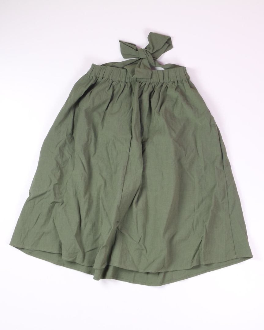 Green Mikarose Midi Skirt, XS