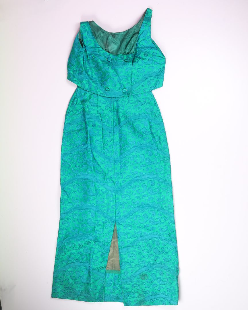 Green  Vintage Maxi Dress, M