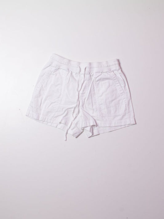 White Gap Linen Shorts, XS