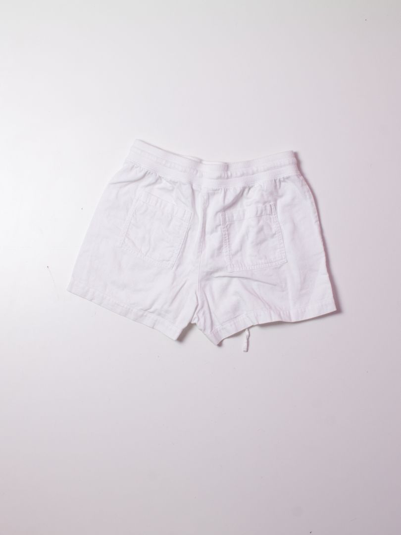 White Gap Linen Shorts, XS