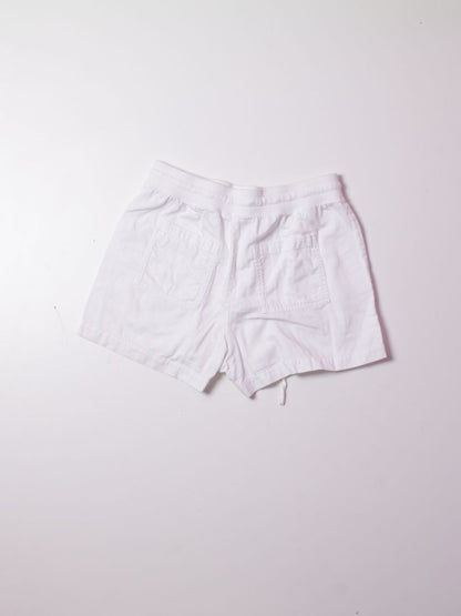 White Gap Linen Shorts, XS