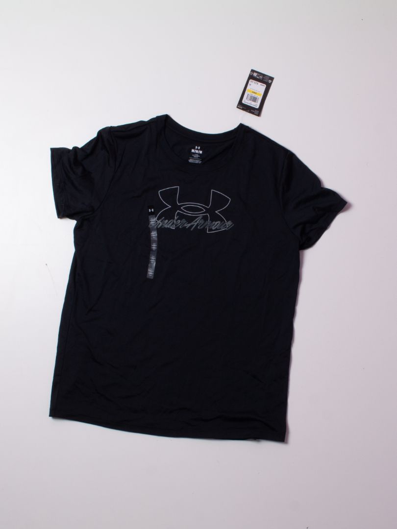 Black Under Armour Short Sleeve, M