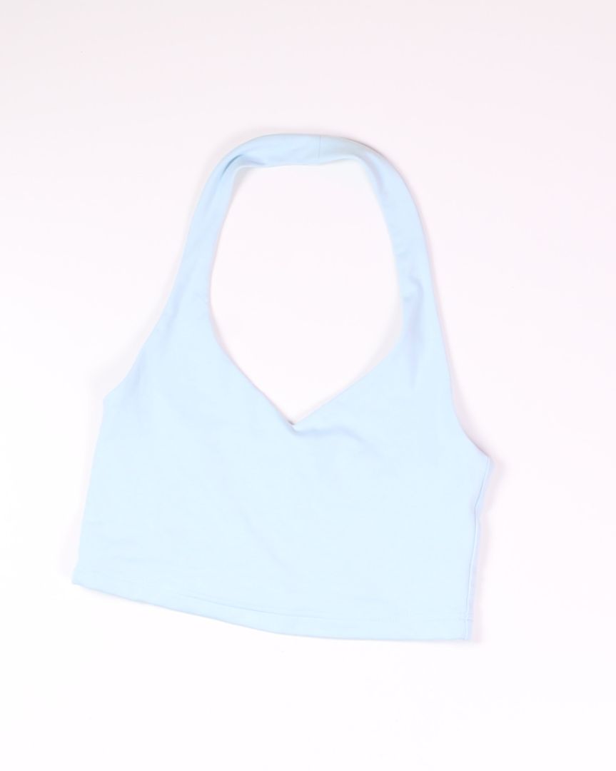 Blue Pacsun Halter Tank, M