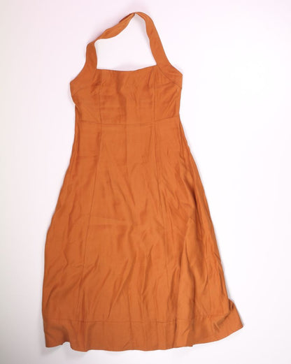 Brown Forever21 Halter Dress, M