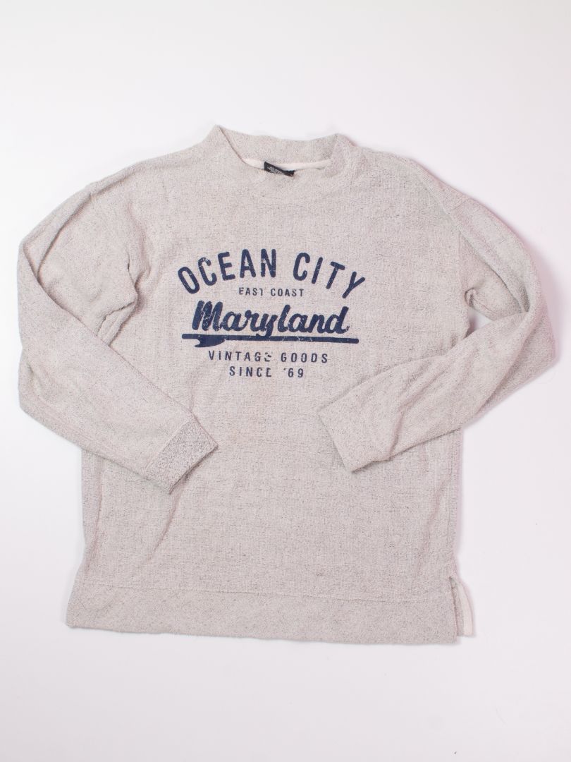Gray Sunsations Crewneck, M