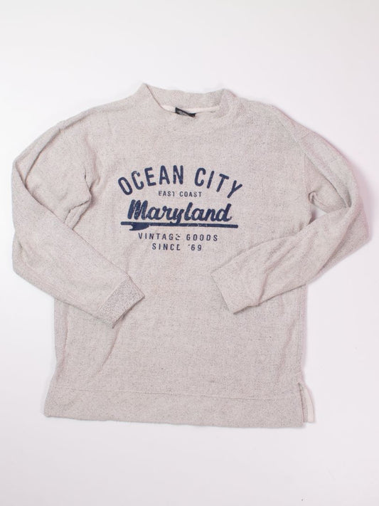Gray Sunsations Crewneck, M