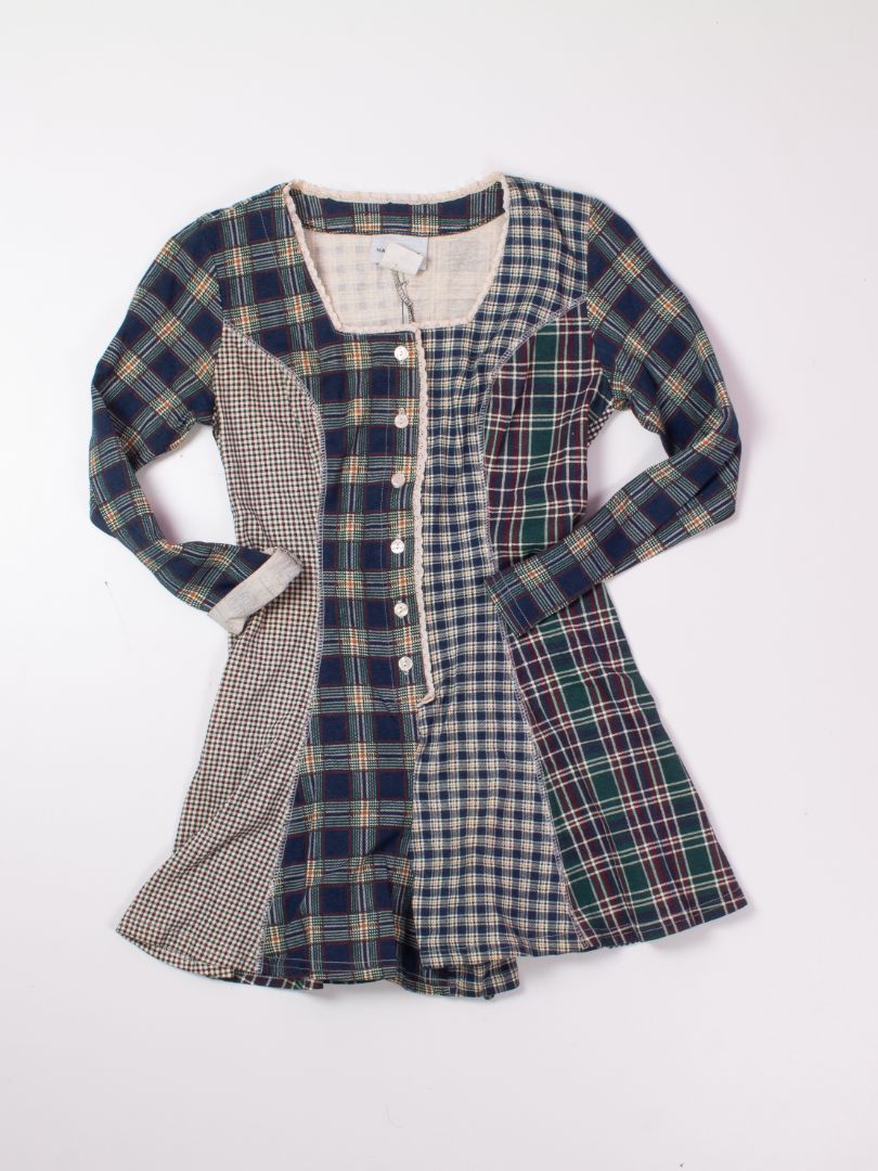 Plaid Nancy Denz Romper, S