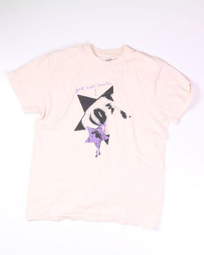 Cream Olivia Rodrigo Graphic Tee, M