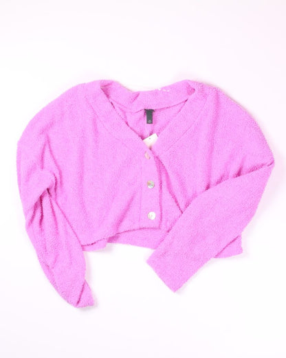 Pink Wild Fable Cropped Cardigan, XXL