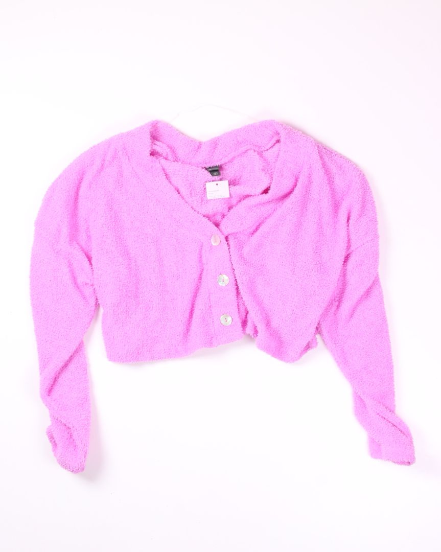 Pink Wild Fable Cropped Cardigan, L