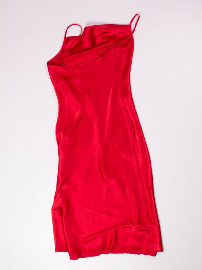 Red Bebe Y2K Vintage Slip Dress, S