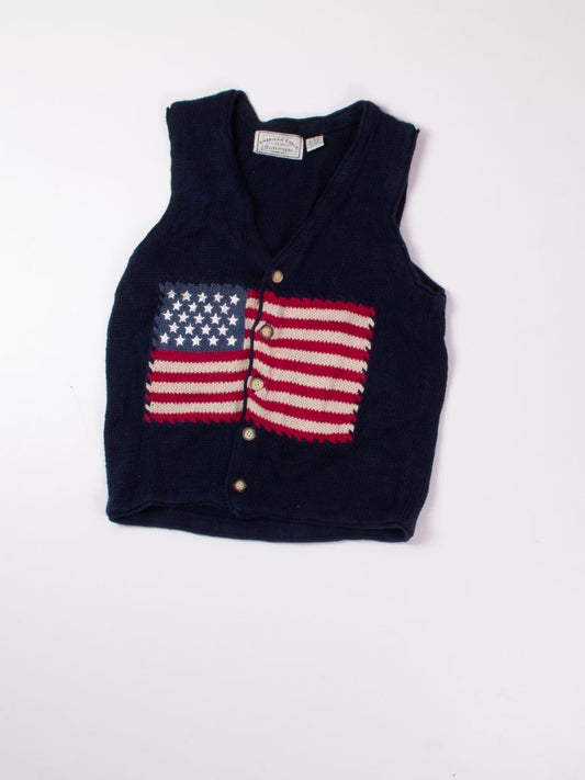 Navy American Eagle Vintage Sweater Vest, S