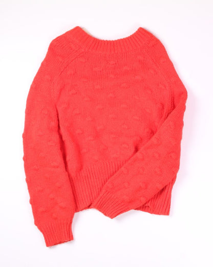 Red Universal Thread Buckle Sweater, XL