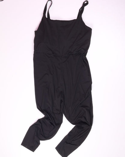 Black Ultra Flirt Jumpsuit, 3X