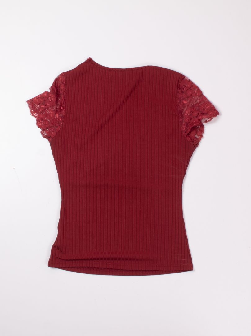 Red Shein Baby Tee, M