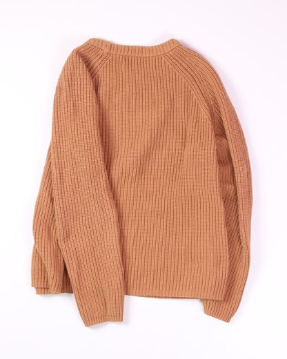 Tan Carly Jean Los Angeles Oversized Sweater, L