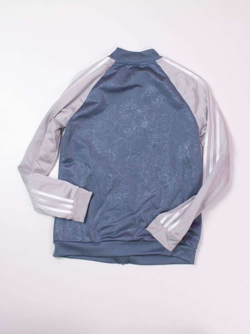 Gray Adidas Zip Up, M