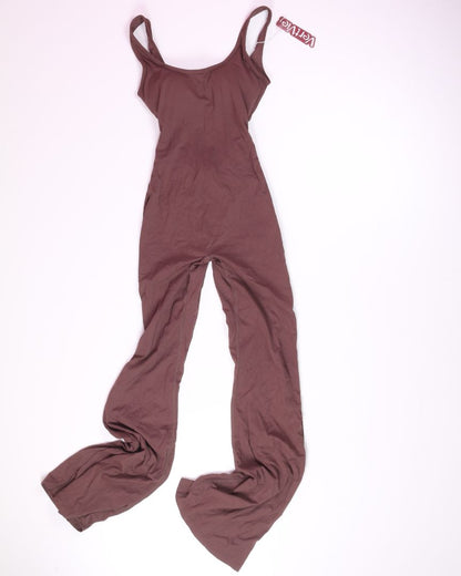 Brown Vert Vie Spandex Jumpsuit, S