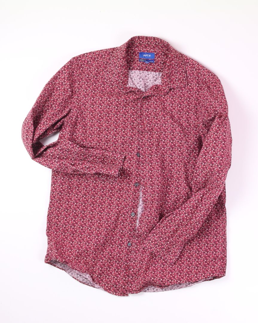 Red Apt. 9 Button Down, M