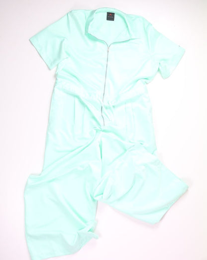 Teal Air Jordan Jumpsuit *AS IS*, M