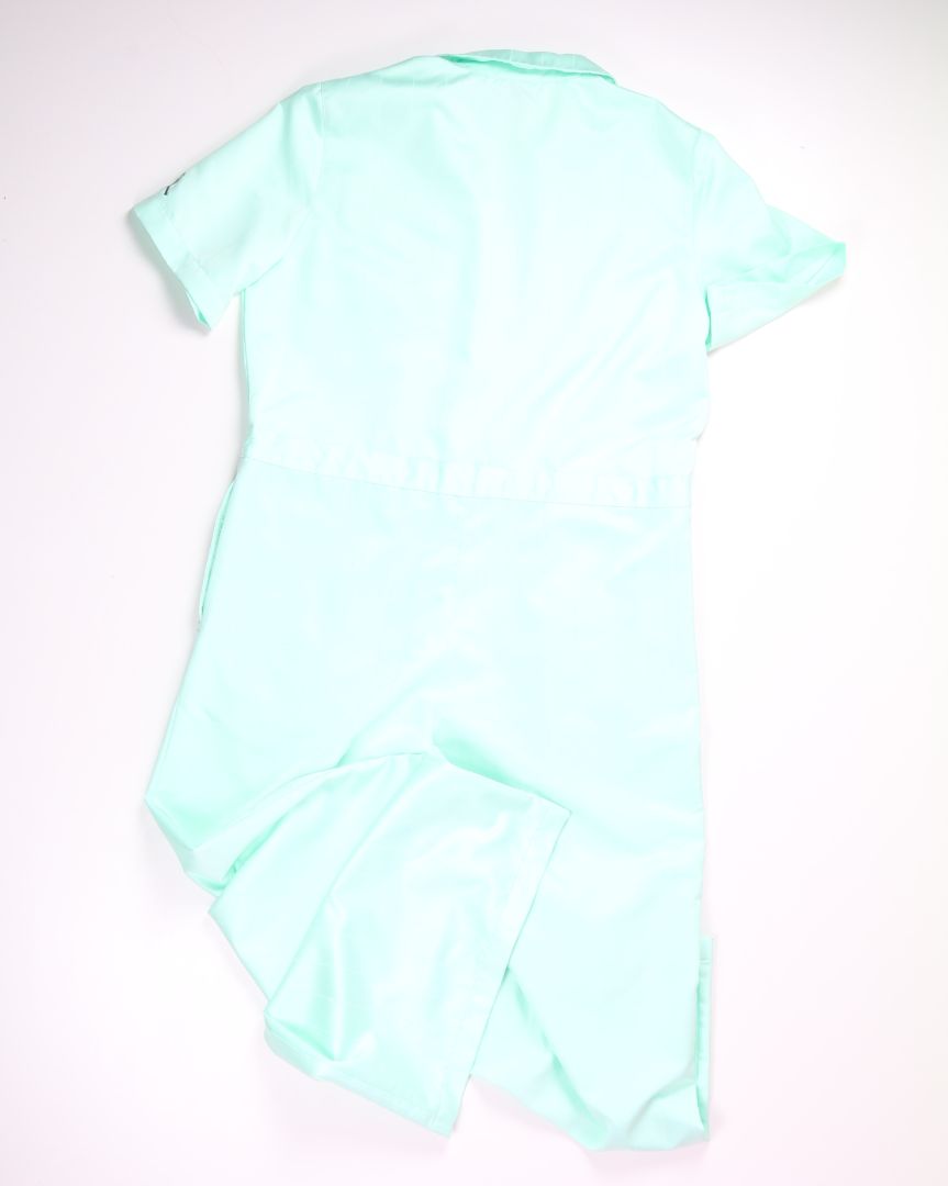 Teal Air Jordan Jumpsuit *AS IS*, M